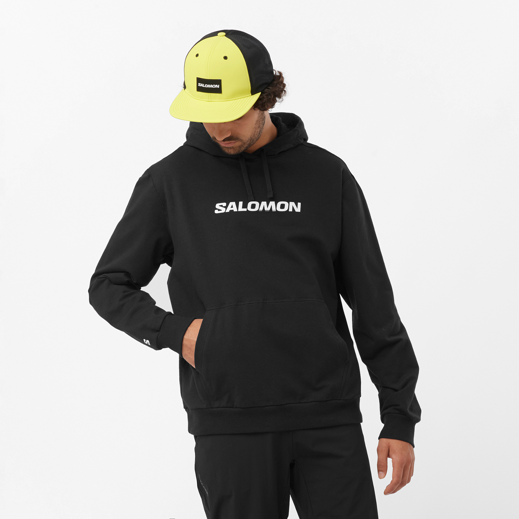 SALOMON BIG LOGO HOODIE