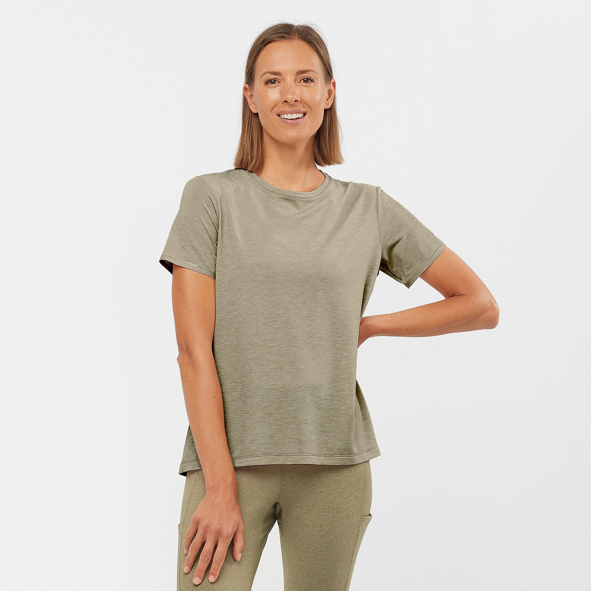 ESSENTIAL TENCEL SS TEE gre