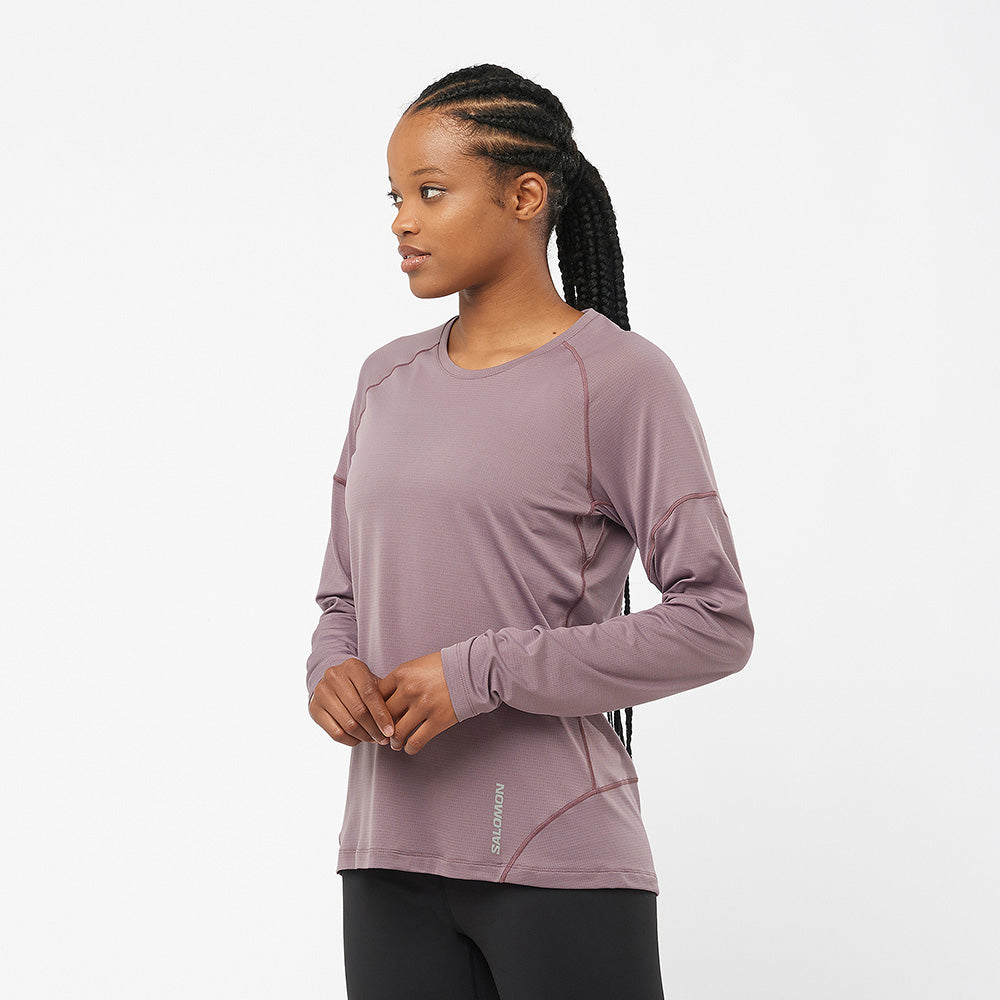 Polera Cross Run Ss tee pur