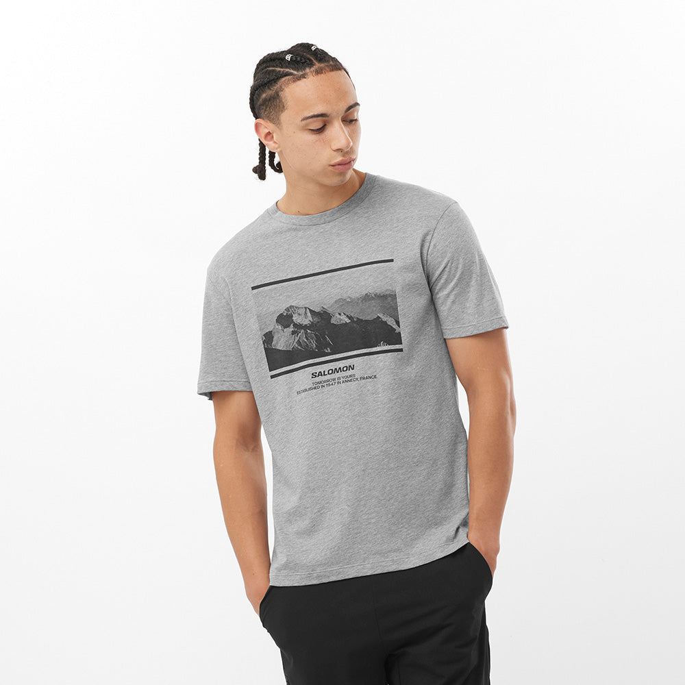 Polera Sal logo perf SS TEE gr
