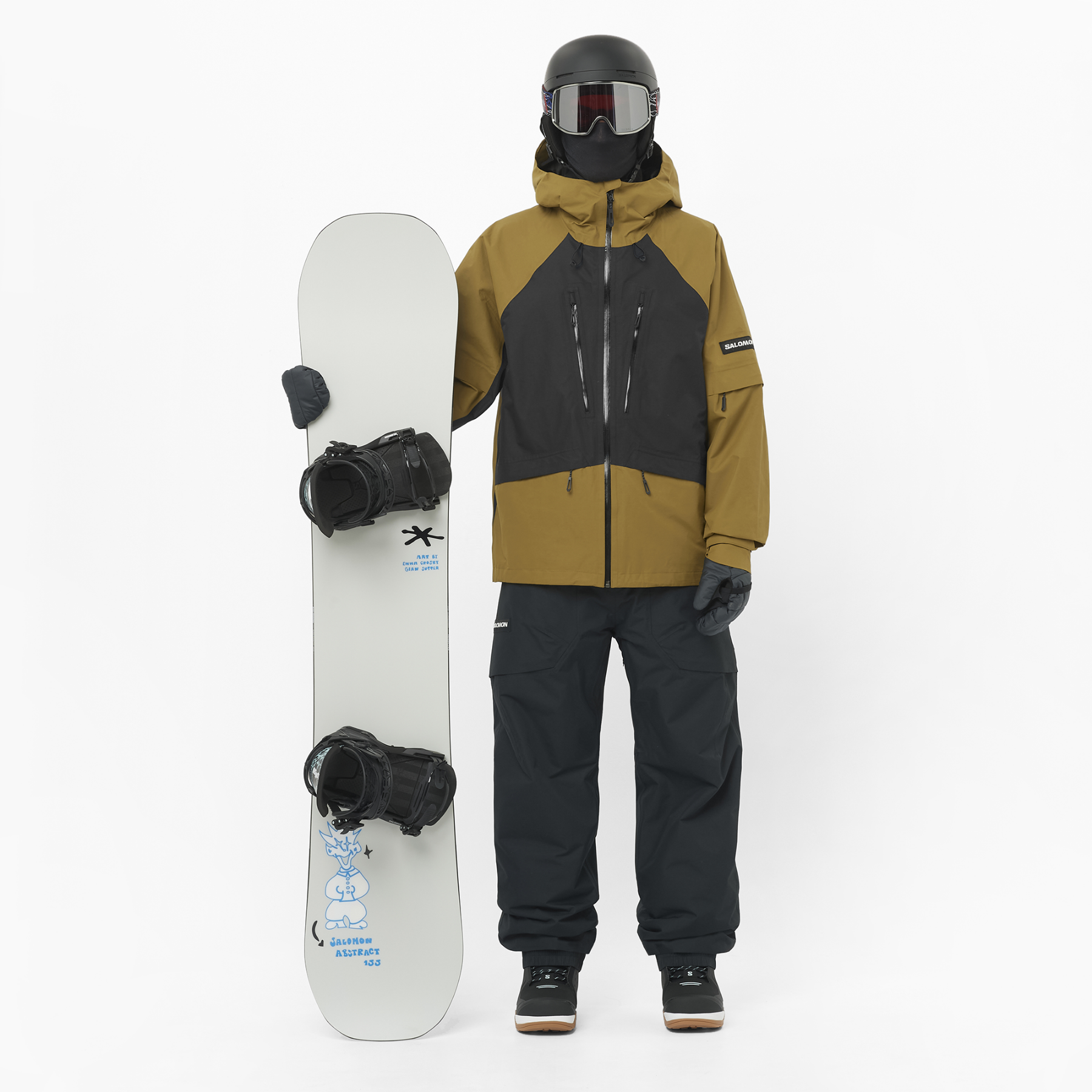 #COLOR_BRILIANT OIVE / DEEP BLACK
