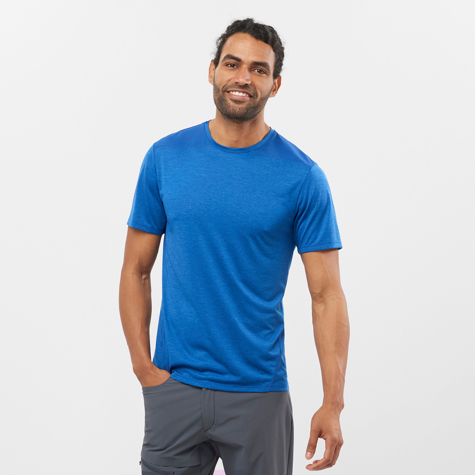 Polera Outline SS Tee blu