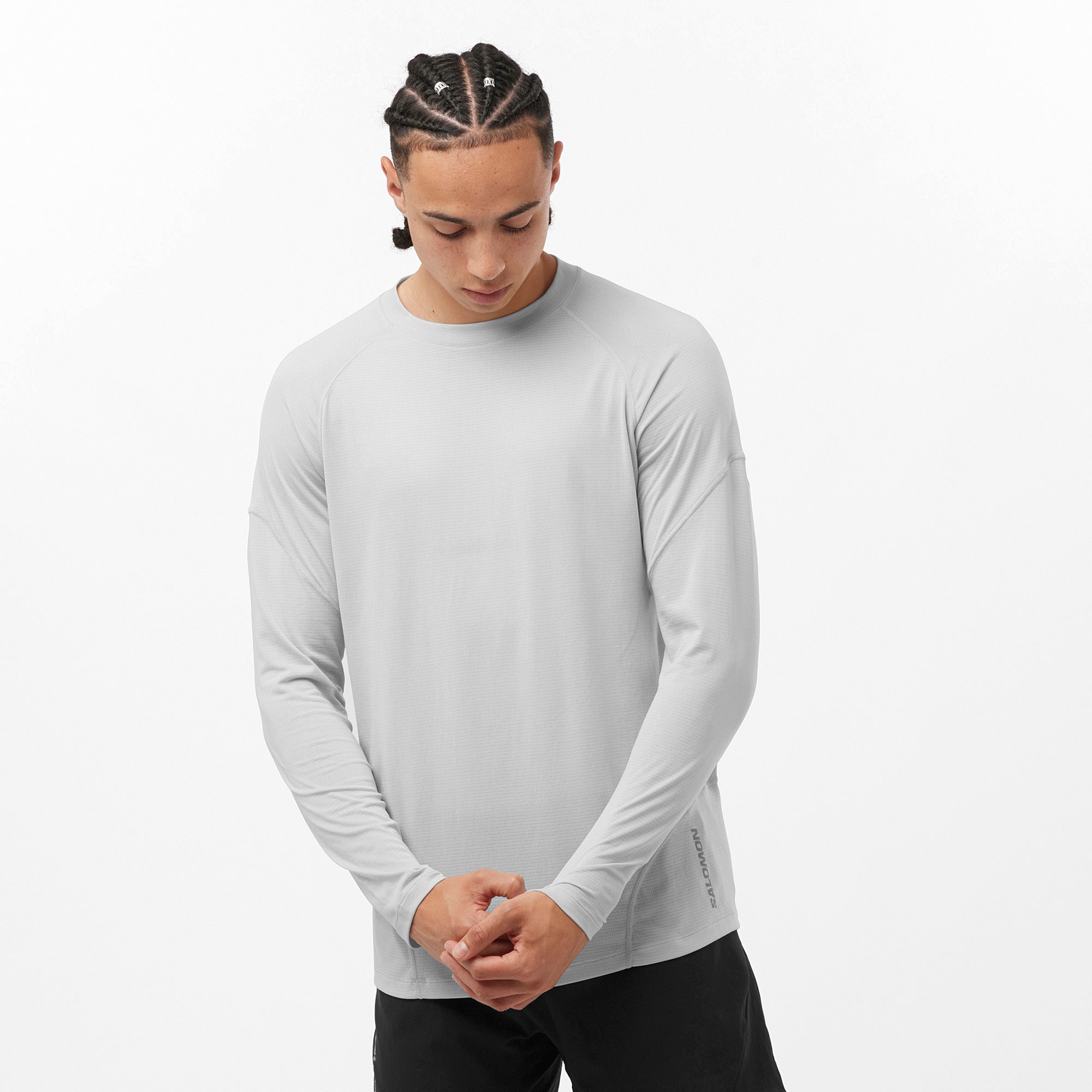 Polera Cross Run LS tee pu