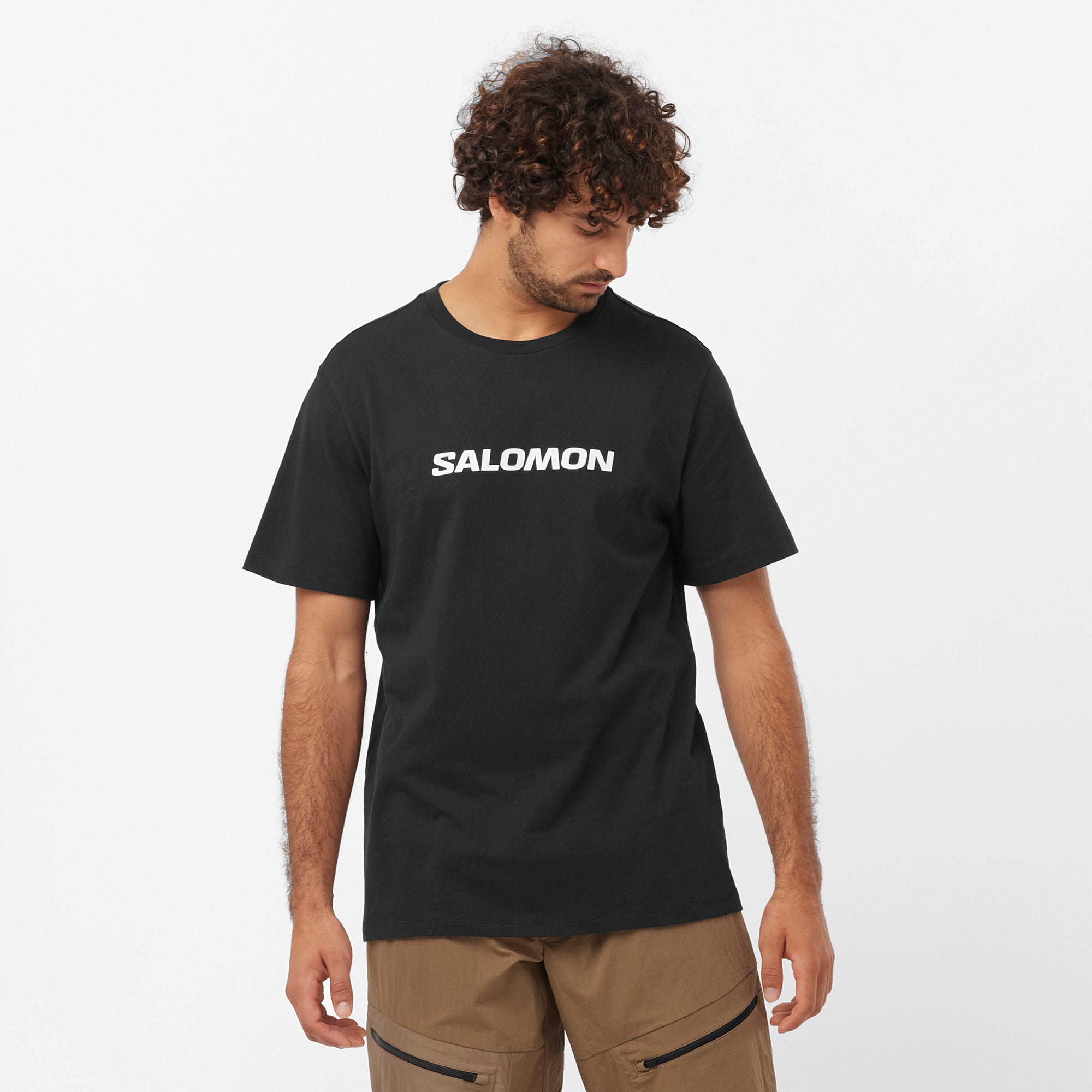 Polera Sal logo perf SS TEE bl
