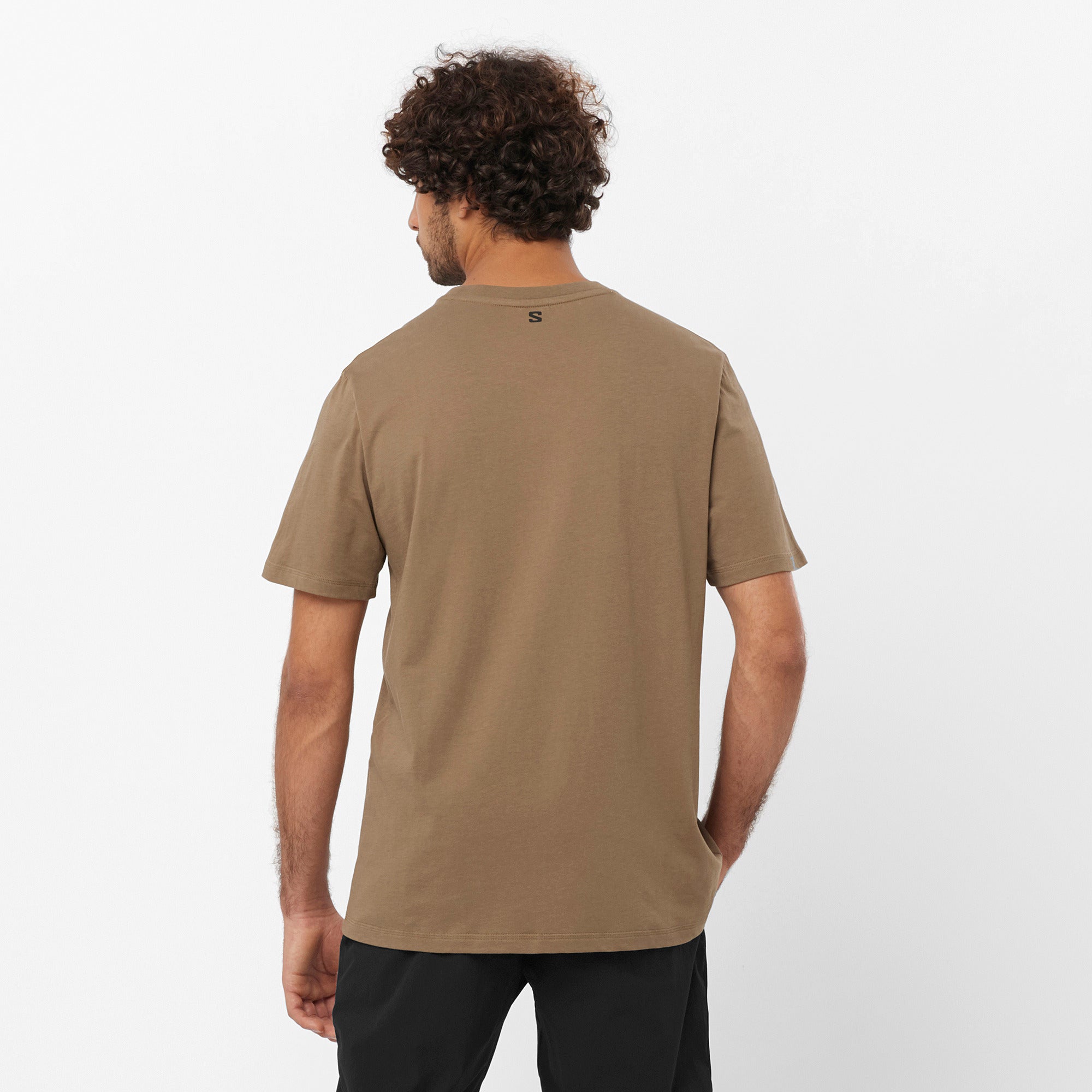 Polera RUNNING GRAPHIC SS TEE br