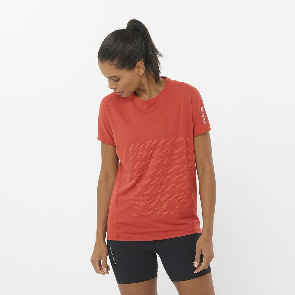 Polera SENSE AERO SS TEE GFX W