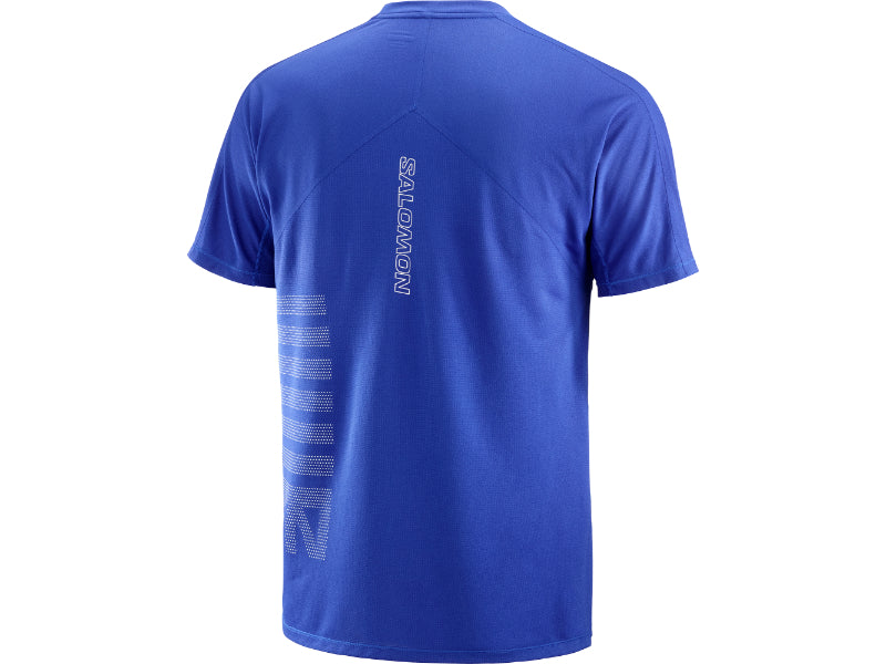 Polera Sense Aero SS TEE GFX blu