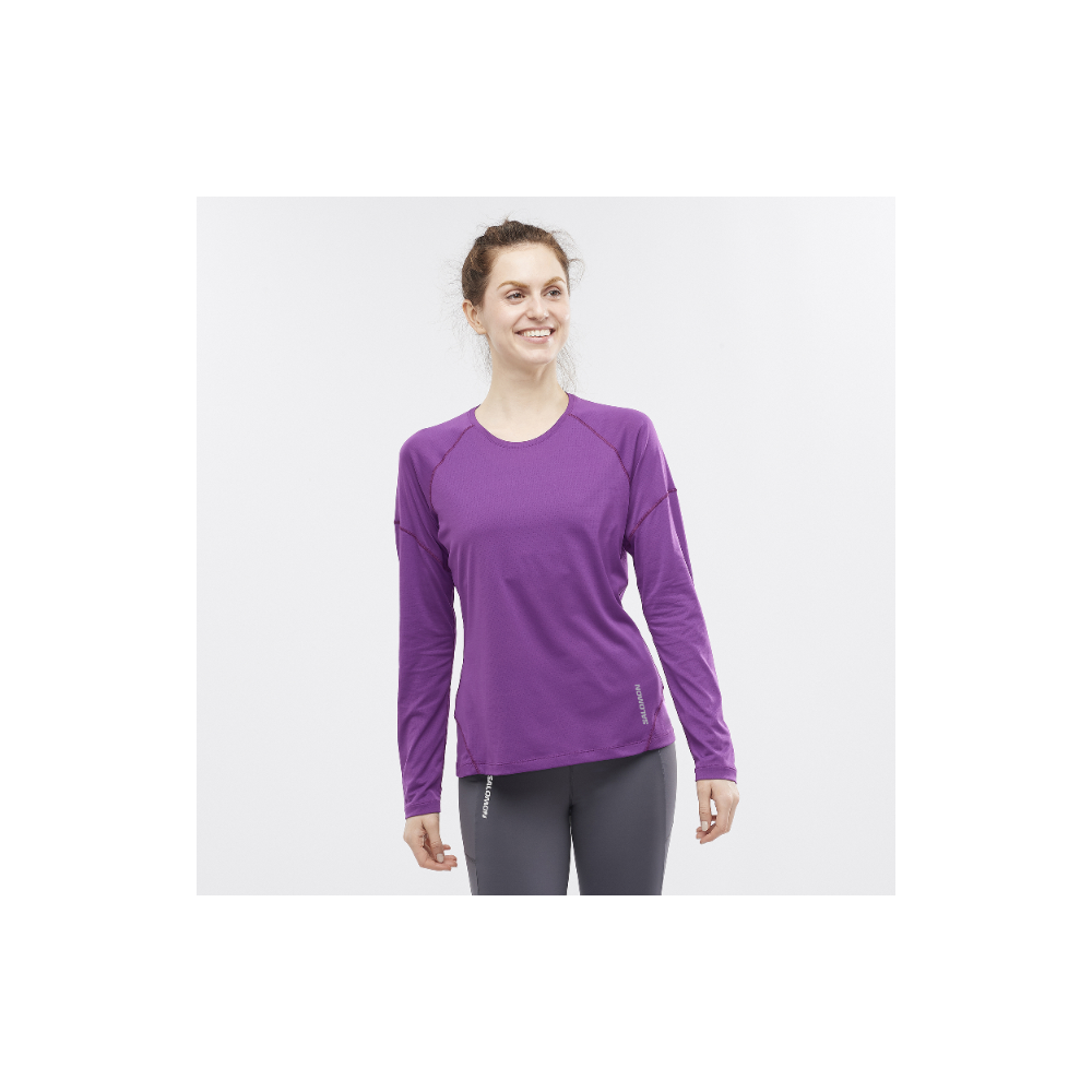 Polera Cross Run LS tee pur